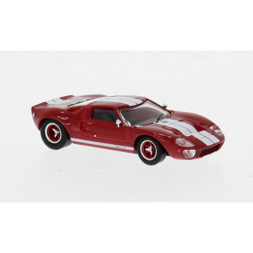 1:87 BREKINA PLAST Ford Gt 40 Red 1966 BRE18550