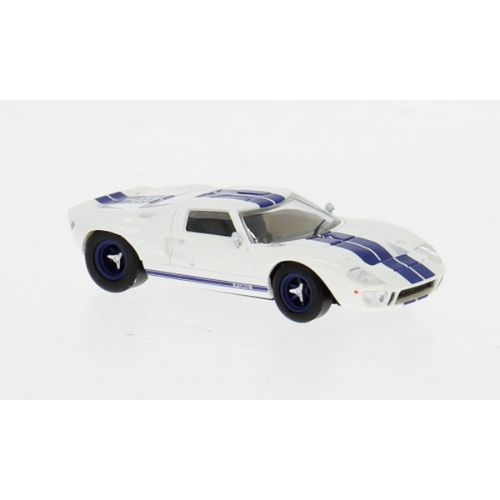 1:87 BREKINA PLAST Ford Gt 40 White 1966 BRE18551
