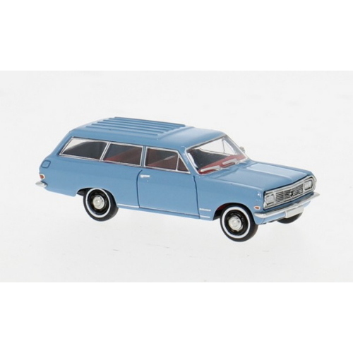 1:87 BREKINA PLAST Opel Rekord B Caravan Light Blue 1965 BRE20476