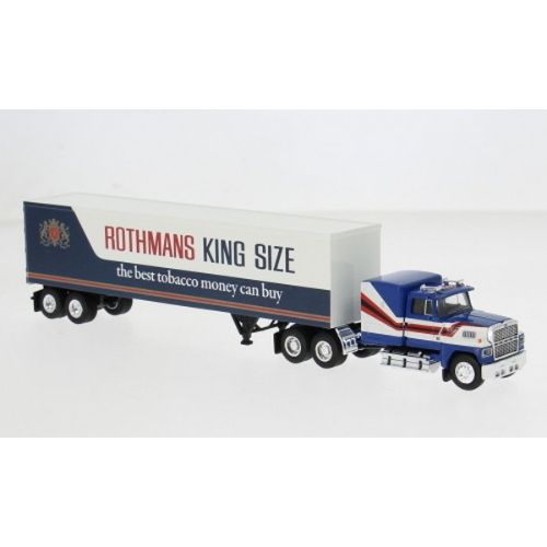 1:87 BREKINA PLAST Ford Ltl 9000 Box Semi-Trailer 1978 Rothmans BRE85882