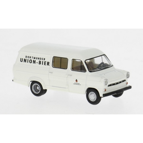 1:87 BREKINA PLAST Ford Transit 1970 Dortmunder Union Beer BRE93495