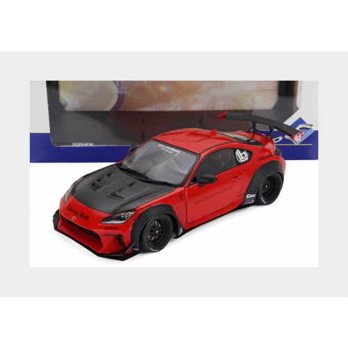1:18 SOLIDO Toyota Gr86 Lbwk Body Kit Coupe 2024 Red Black SL1813605