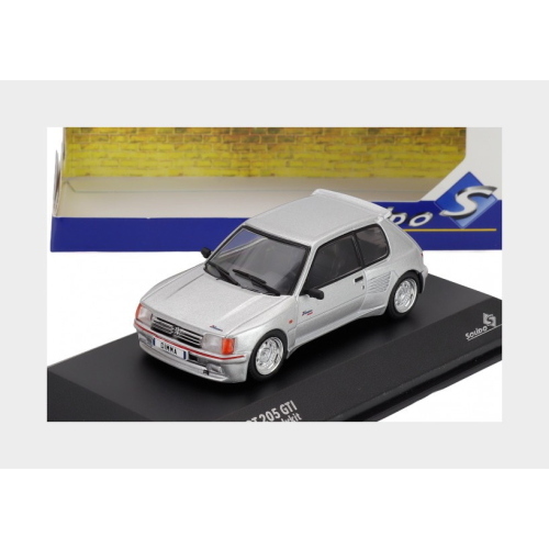 1:43 SOLIDO Peugeot 205 Gti Dimma Body Kit 1992 Silver SL4310809