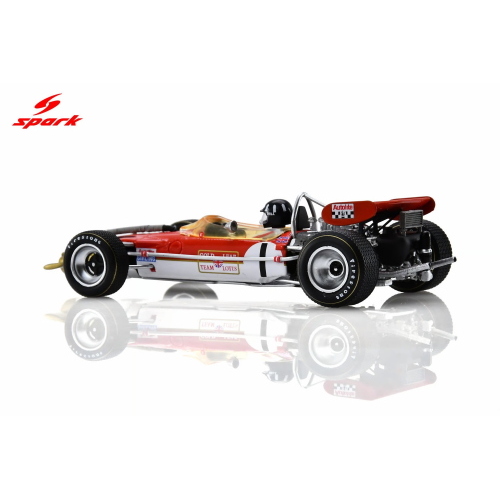 1:43 SPARK Lotus F1 49B #1 German Gp 1969 Graham Hill Red Gold S6379